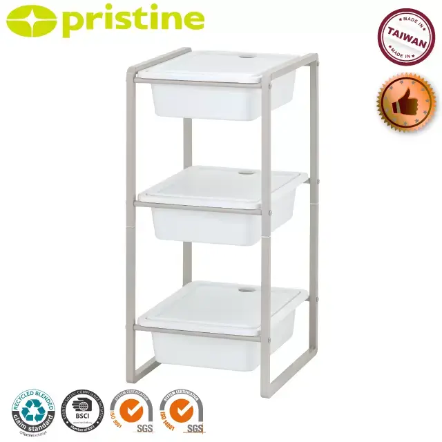 SPRINGOS - Étagère Mobile - Étagère De Salle De Bains - Étagère Sur