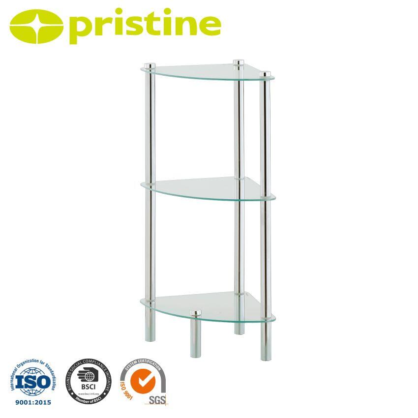 Étagère D'angle Bois Massif Étagère D'Angle Flottante En Chêne Avec