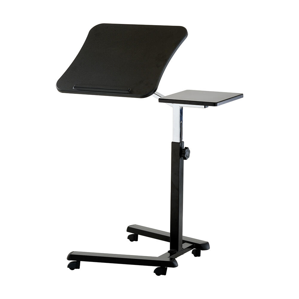 bureau roulant avec plateau inclinable